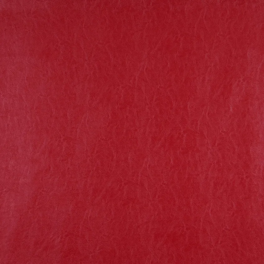 Crimson  Plain Leather Looks Upholstery Fabric by the Yard