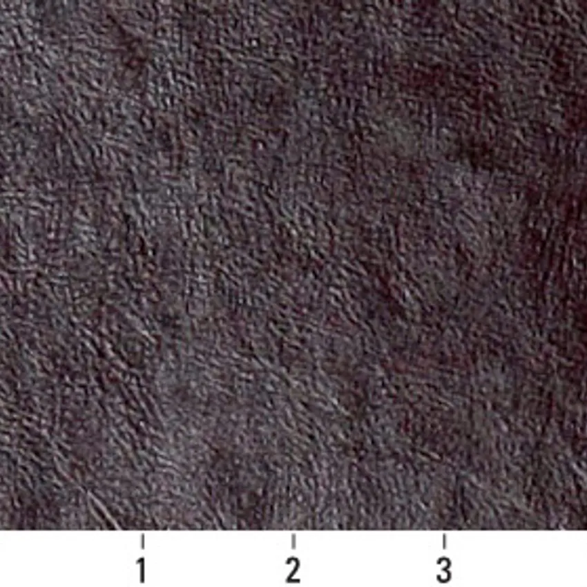 Merlot Burgundy Decorative Leather Grain Upholstery Fabric by the Yard — Scale in inches