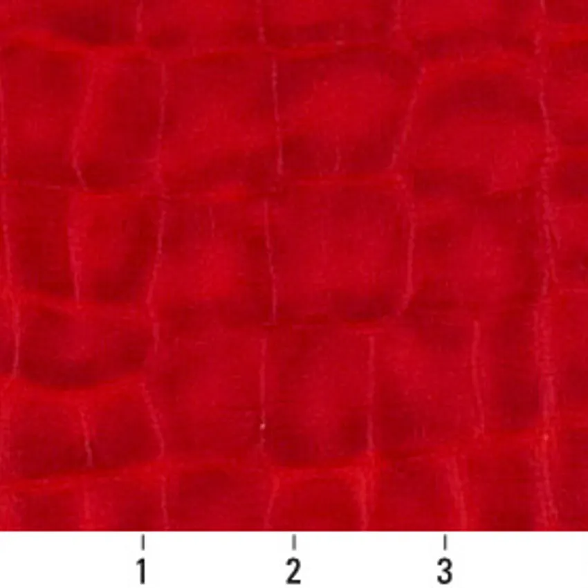 Flame Burgundy Animal Print Decorative Upholstery Fabric by the Yard — Scale in inches