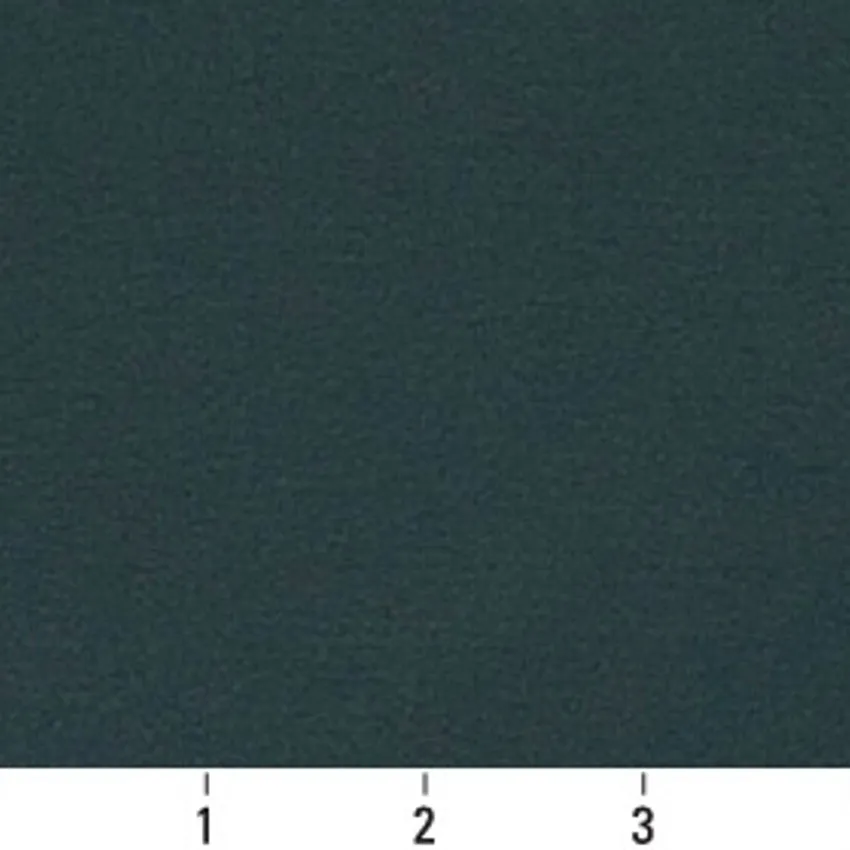 Forest Dark Green Plain Light Leather Texture Vynil Upholstery Fabric — Scale in inches