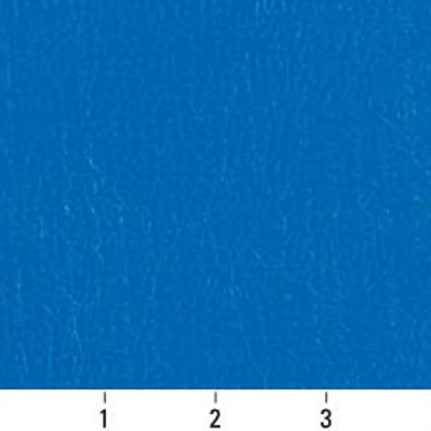 Cobalt Light Blue Plain Athletic Tarp Upholstery Fabric by the Yard — Scale in inches