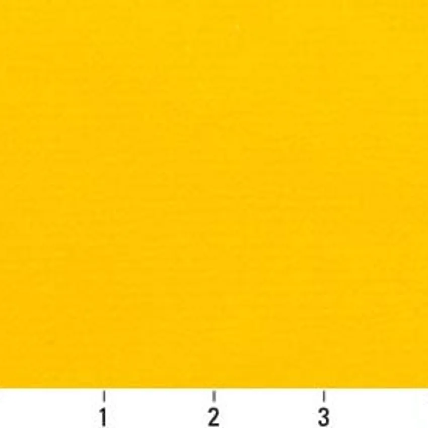 Marigold Gold Plain Athletic Tarp Upholstery Fabric by the Yard — Scale in inches
