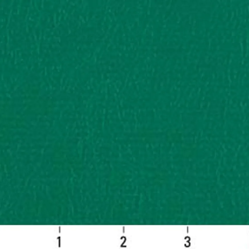 Emerald Dark Green and Light Green Plain Athletic Tarp Upholstery Fabric by the Yard — Scale in inches