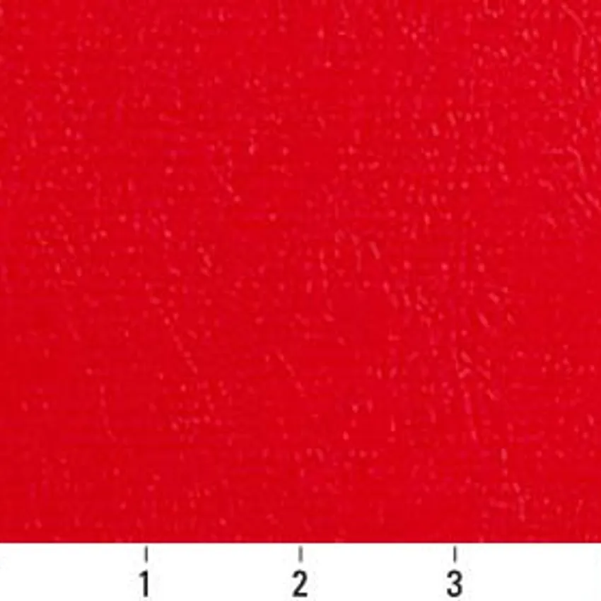 Red Burgundy Plain Athletic Tarp Upholstery Fabric by the Yard — Scale in inches