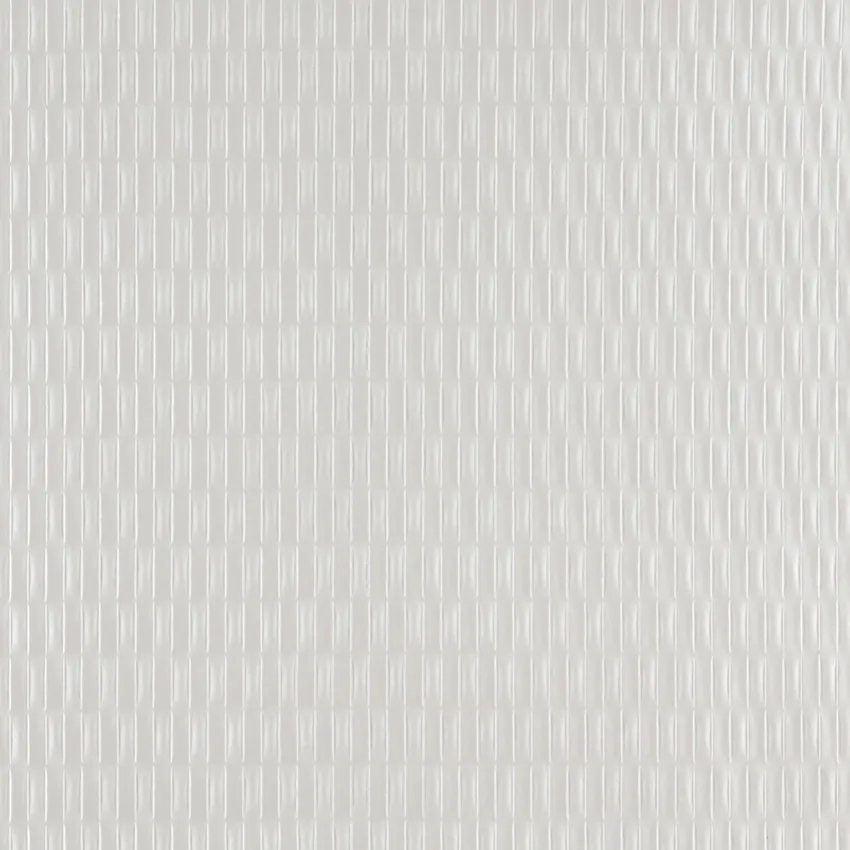 Pearl White Small Raised Geometric Decorative Stripe Vinyl Decorative