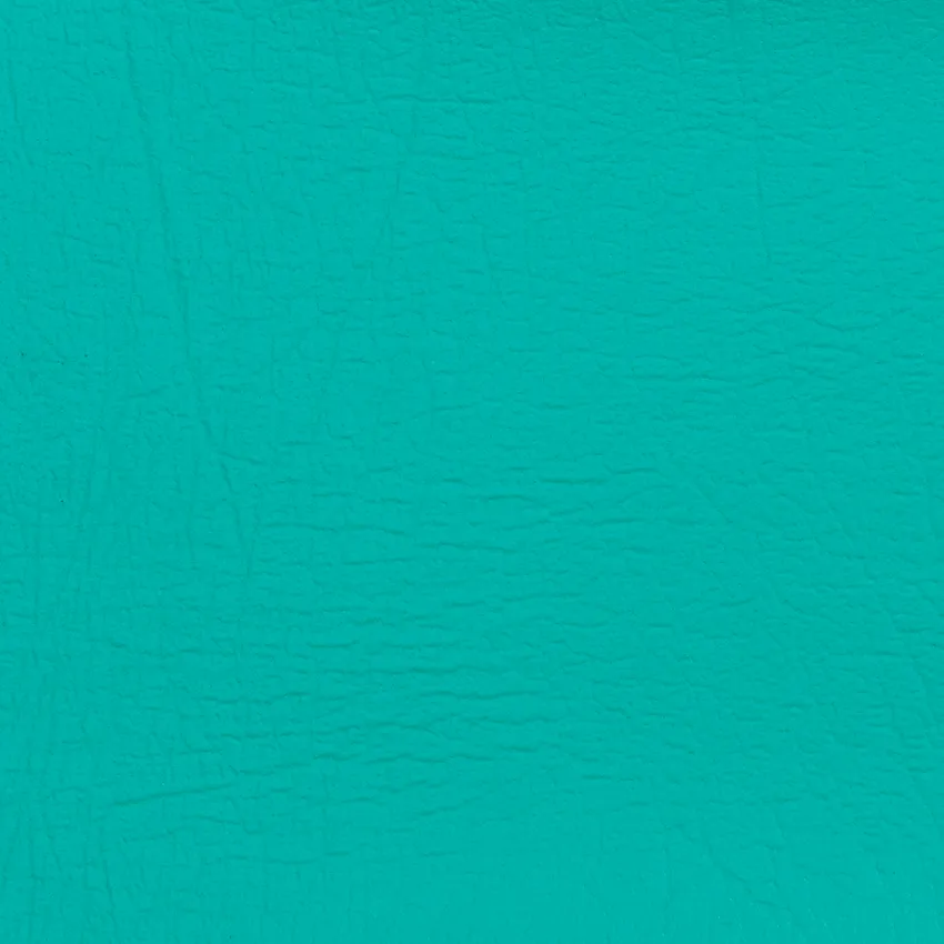 Capri Aqua Teal Solid Leather Hide Grain Indoor Outdoor Vinyl Upholstery Fabric