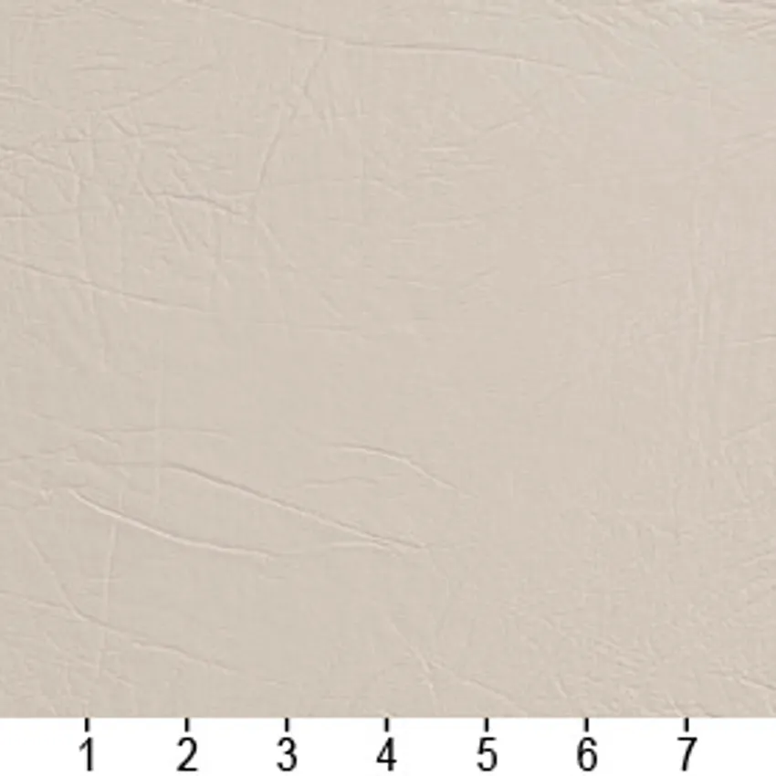 Bone White Plain Light Animal Hide Texture Automotive Vinyl Upholstery Fabric — Scale in inches