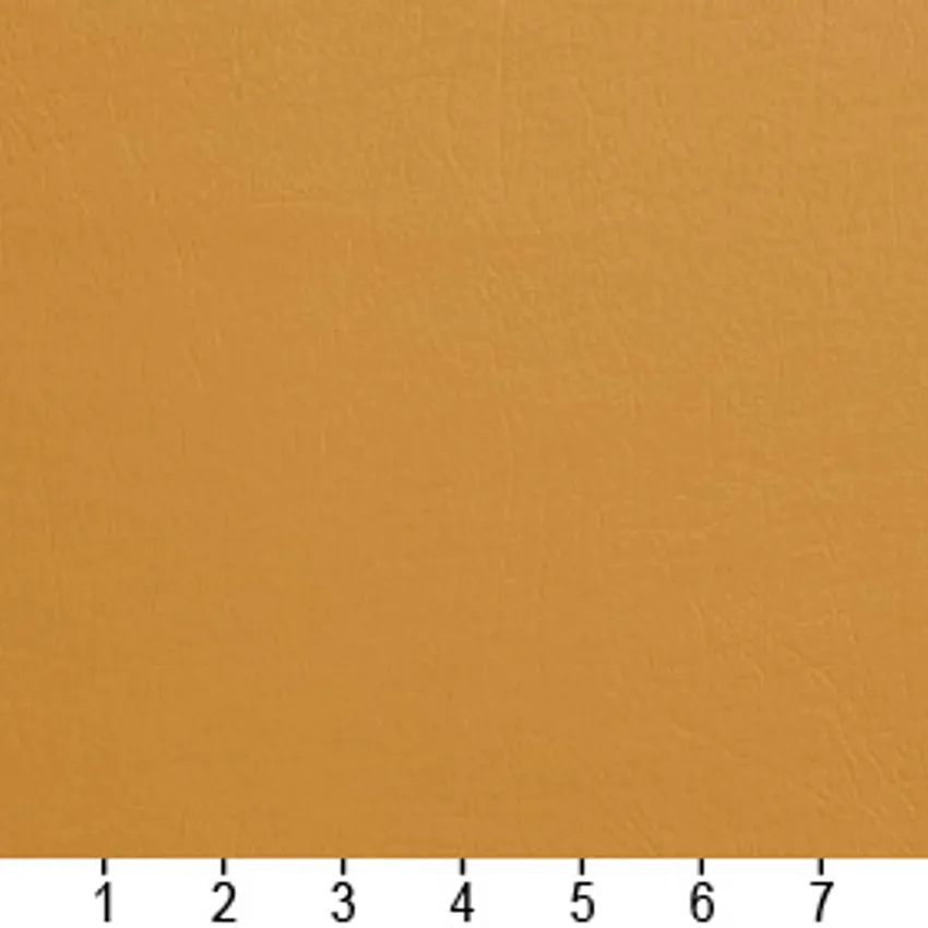 Gold Mustard Plain Light Animal Hide Texture Automotive Vinyl Upholstery Fabric — Scale in inches