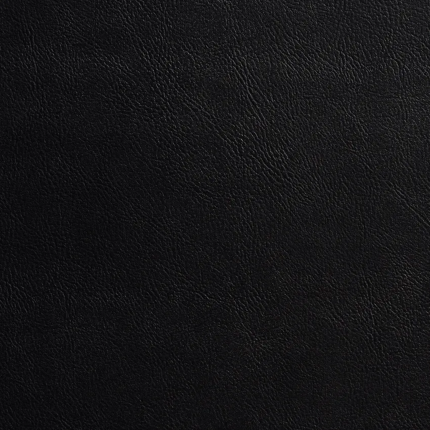 Madrid Black Plain Automotive Vinyl Animal Skin Texture  Fabric