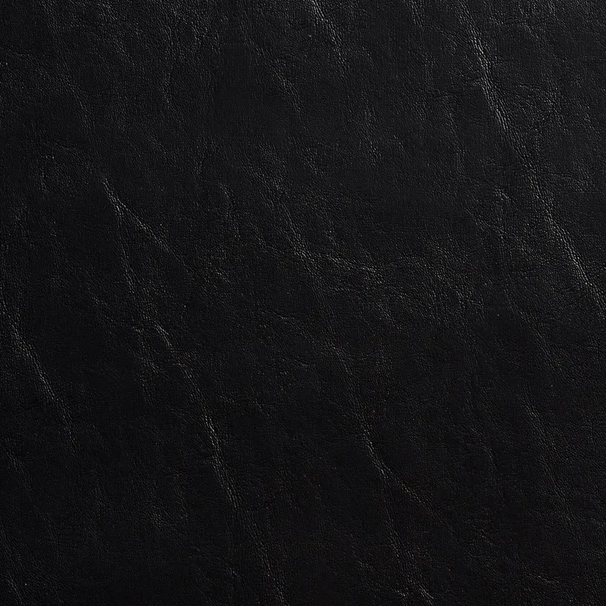 Wallaby Black Onyx Plain Animal Skin Texture  Vinyl Upholstery Fabric