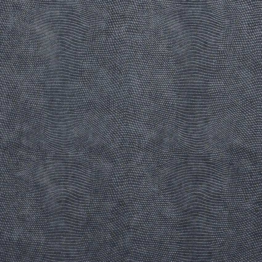 Charcoal Grey Reptile Skin Animal Print Decorative Vinyl Upholstery Fabric