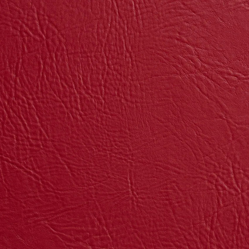 Scarlet Burgundy Wine Plain Automotive Animal Skin Texture  Upholstery Fabric