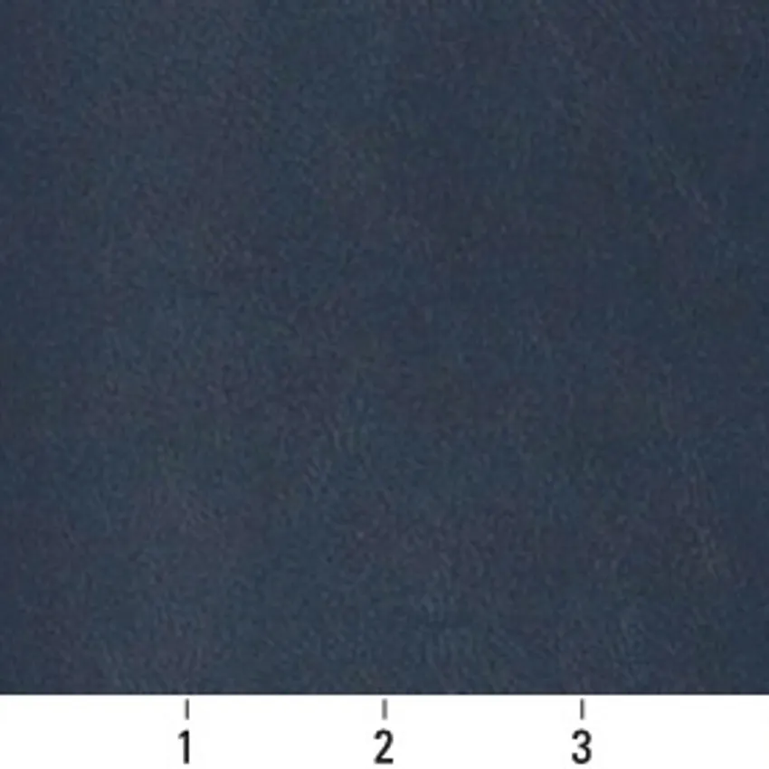 Dark Blue Navy Plain Animal Skin Texture Automotive Vinyl Upholstery Fabric — Scale in inches