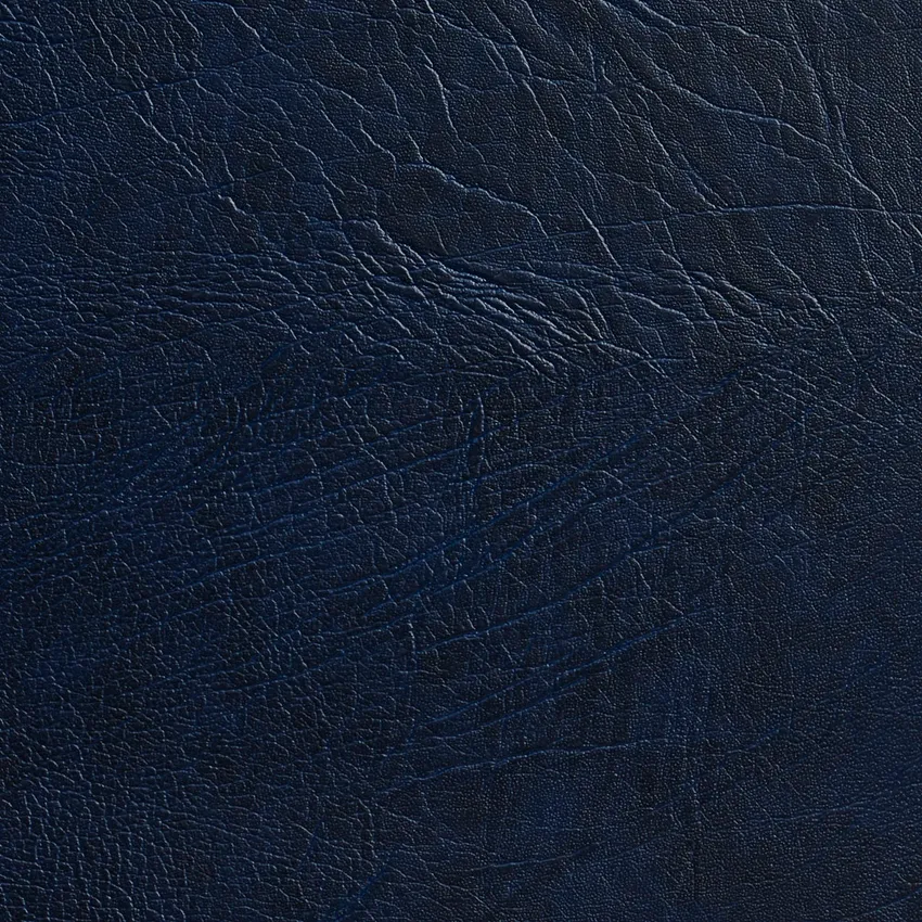 Navy Dark Blue Plain Automotive Animal Hide Texture Vinyl Upholstery Fabric