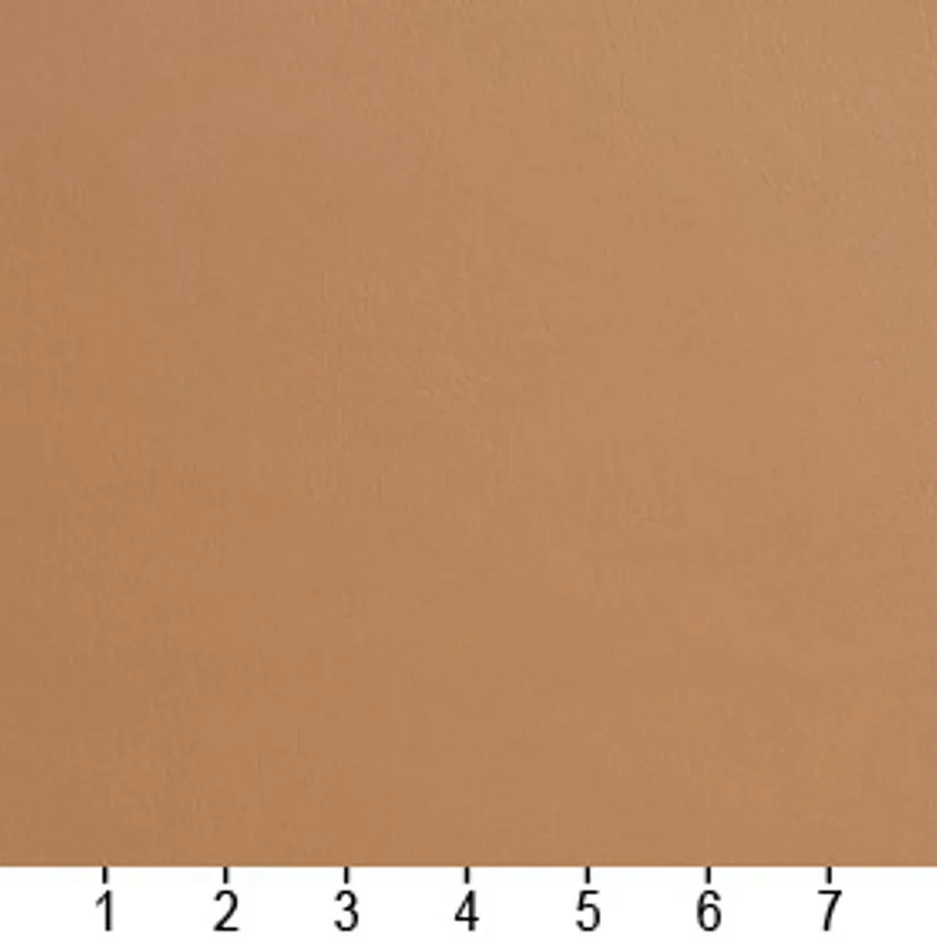 Khaki Oatmeal Beige Plain Automotive Vinyl Upholstery Water and Bacteria Resistant Fabric — Scale in inches