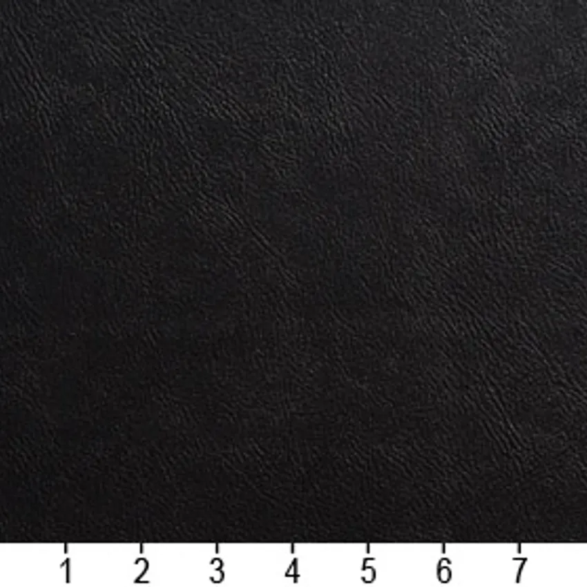 Black Plain Automotive Vinyl Upholstery Stain and Bacteria Resistant Fabric — Scale in inches
