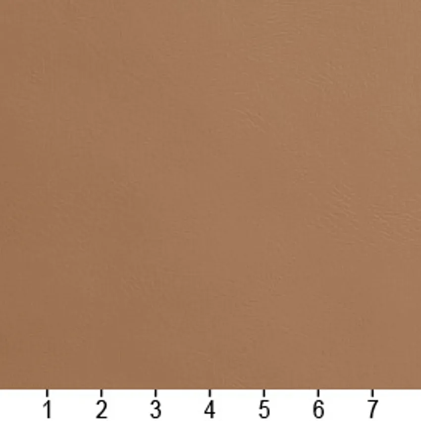 Tan Beige Plain Automotive Vinyl Upholstery Stain and Bacteria Resistant Fabric — Scale in inches