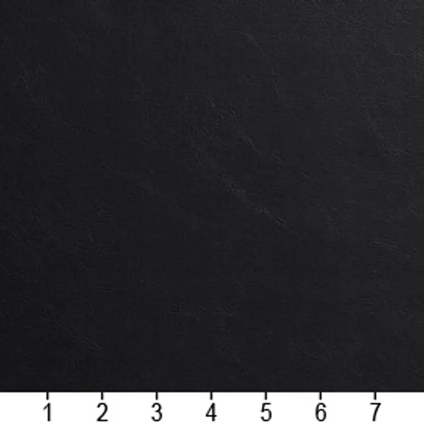 Black Plain Automotive Vinyl Upholstery Stain and Bacteria Resistant Fabric — Scale in inches