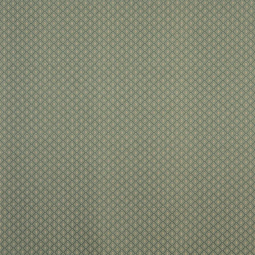 Sage Beige and Dark Green Small Scale Damask Upholstery Fabric by the Yard