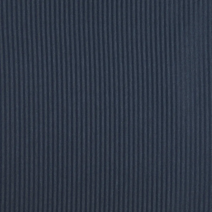Navy  and Light Blue Small Scale Stripe Damask Upholstery Fabric