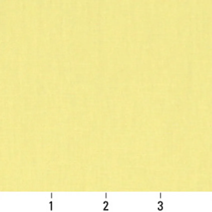 Light Yellow Gold Plain Denim Upholstery Soil and Stain Resistant Fabric — Scale in inches