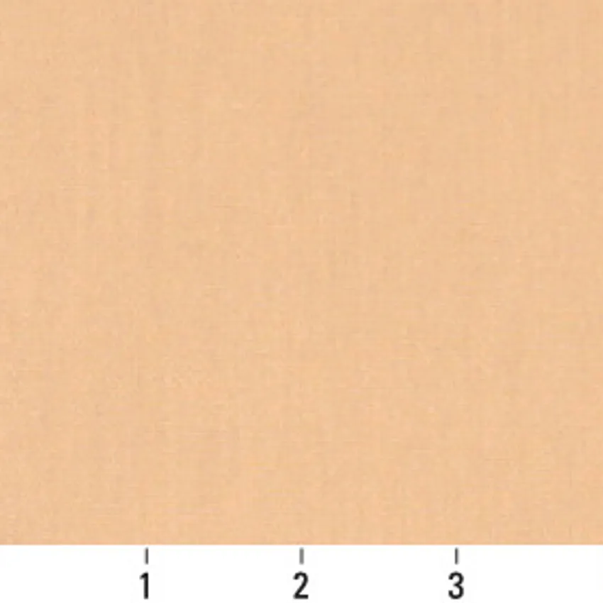 Shrimp Coral Plain Denim Upholstery Fabric by the Yard — Scale in inches