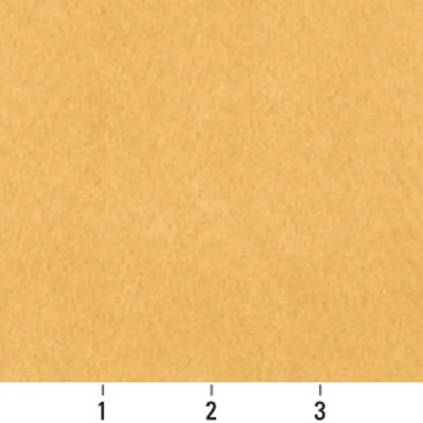 Antique Gold Plain Microfiber Upholstery Fabric by the Yard — Scale in inches
