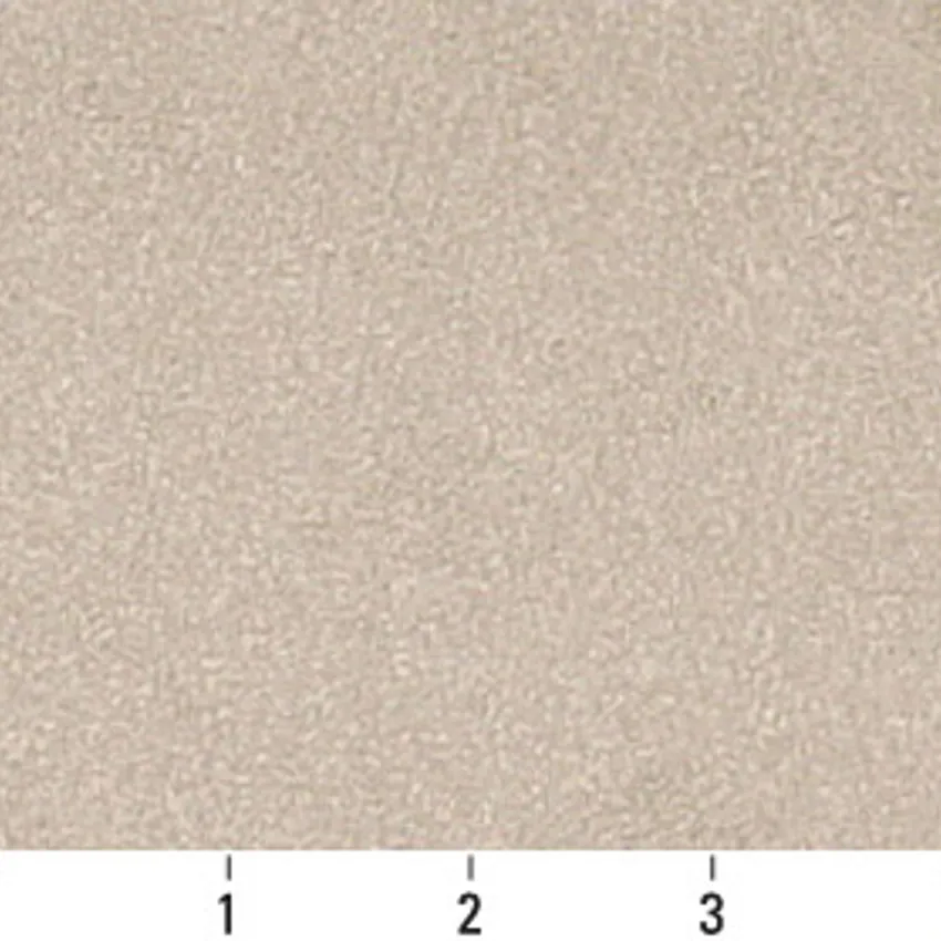 Taupe Beige and Gray Plain Microfiber Upholstery Fabric by the Yard — Scale in inches