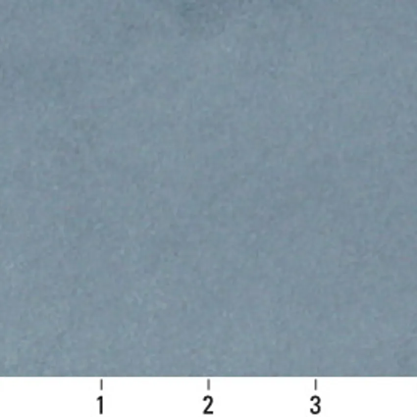 Dresden Light Blue Plain Microfiber Upholstery Fabric by the Yard — Scale in inches