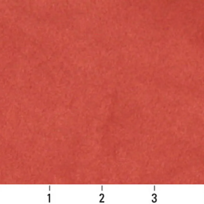 Clay Burgundy Plain Microfiber Upholstery Fabric by the Yard — Scale in inches