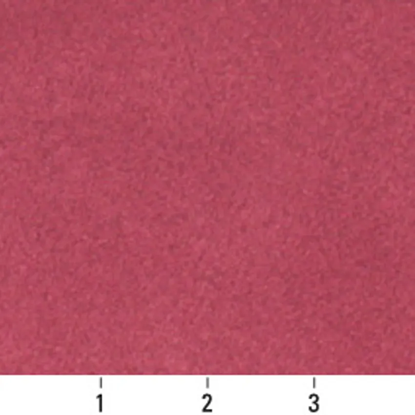 Wine Burgundy Plain Microfiber Upholstery Fabric by the Yard — Scale in inches