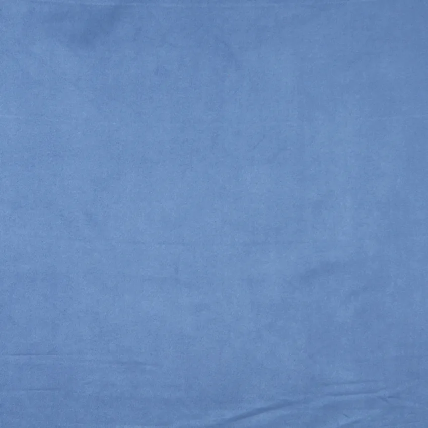 Denim Dark Blue and Light Blue Plain Microfiber Upholstery Fabric by the Yard