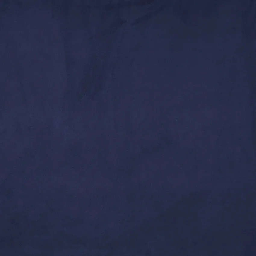 Navy Dark Blue Plain Microfiber Upholstery Fabric by the Yard K0770