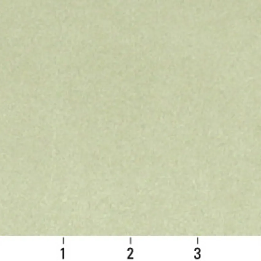 Jade Light Green Plain Microfiber Upholstery Fabric by the Yard — Scale in inches