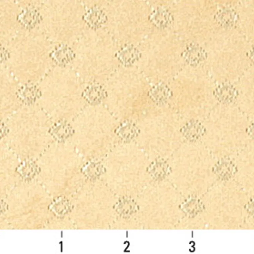Soft Gold Diamond Gold Small Scale Microfiber Upholstery Fabric by the Yard — Scale in inches