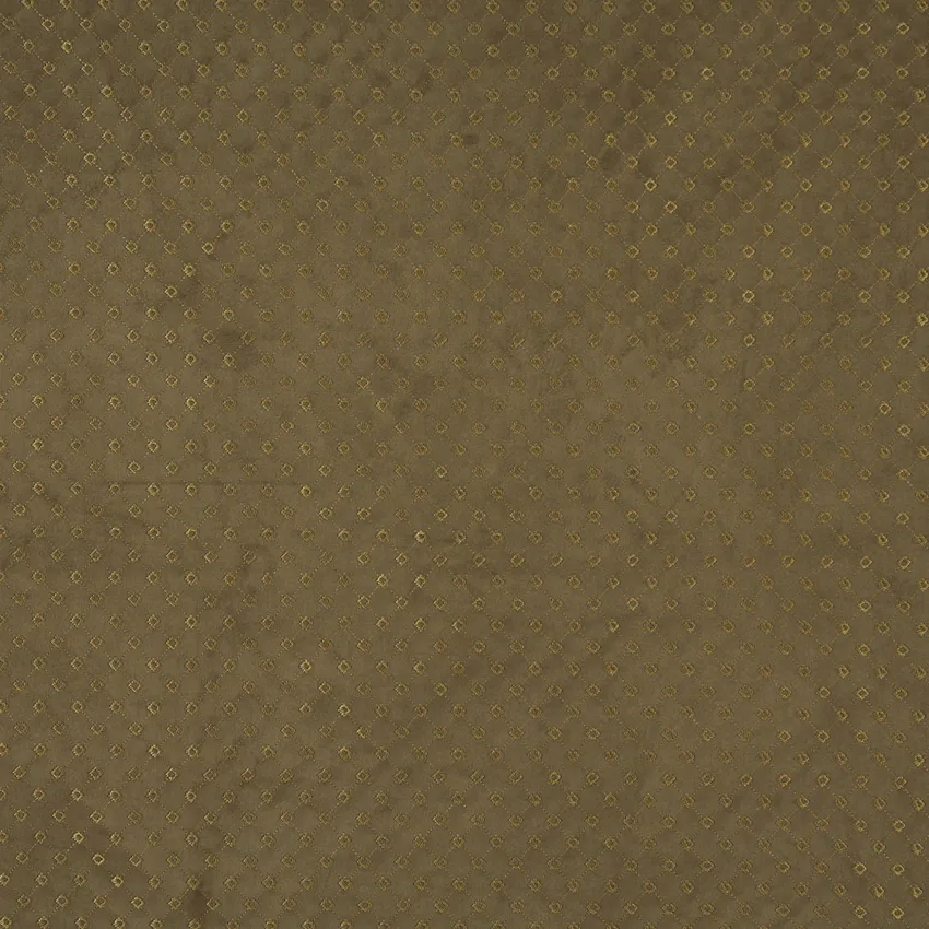 Olive Diamond Dark Green Small Scale Microfiber Upholstery Fabric by the Yard