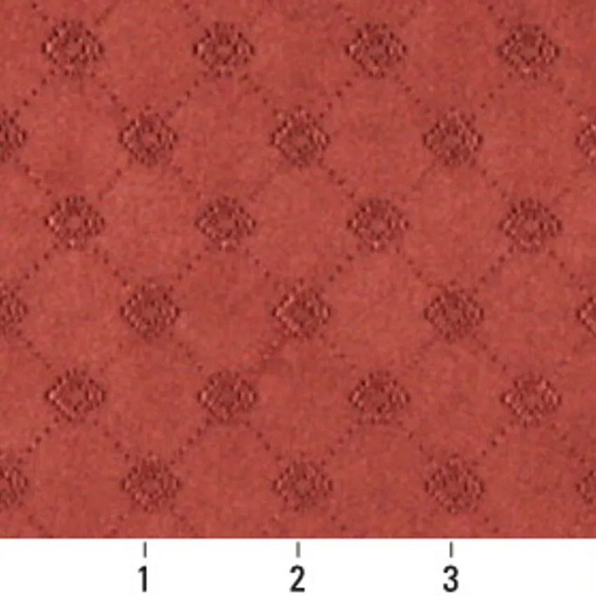 Brandy Diamond Burgundy Small Scale Microfiber Upholstery Fabric by the Yard — Scale in inches