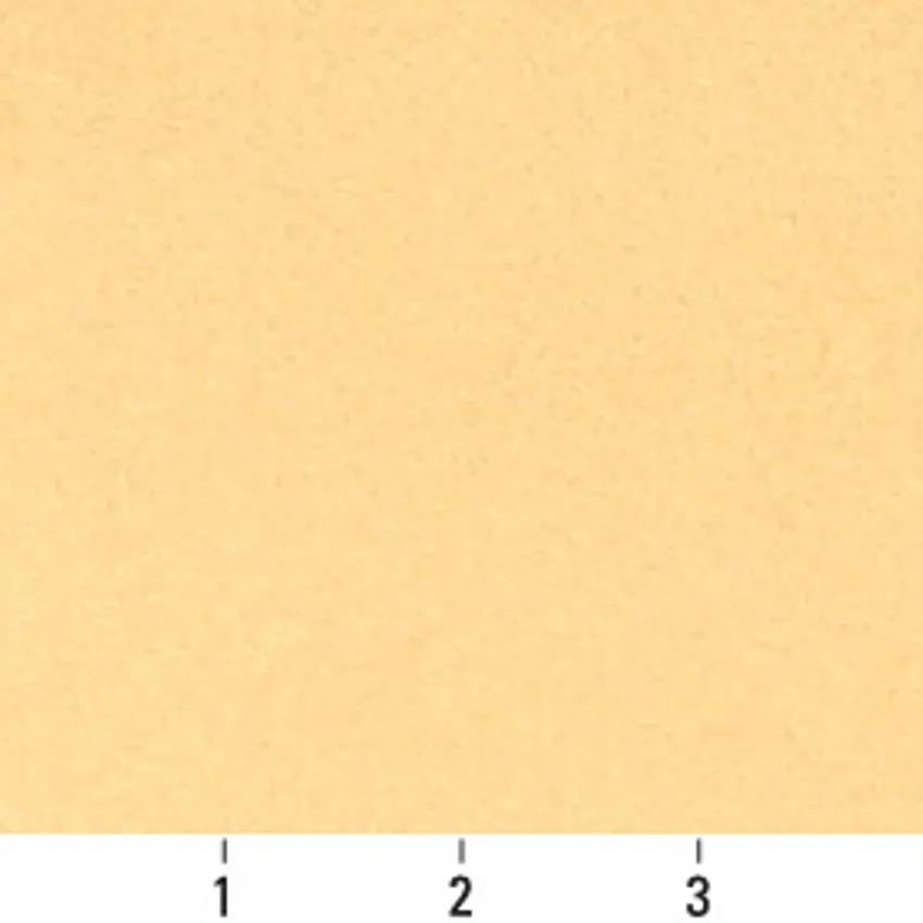 Soft Gold Plain Microfiber Upholstery Fabric by the Yard — Scale in inches