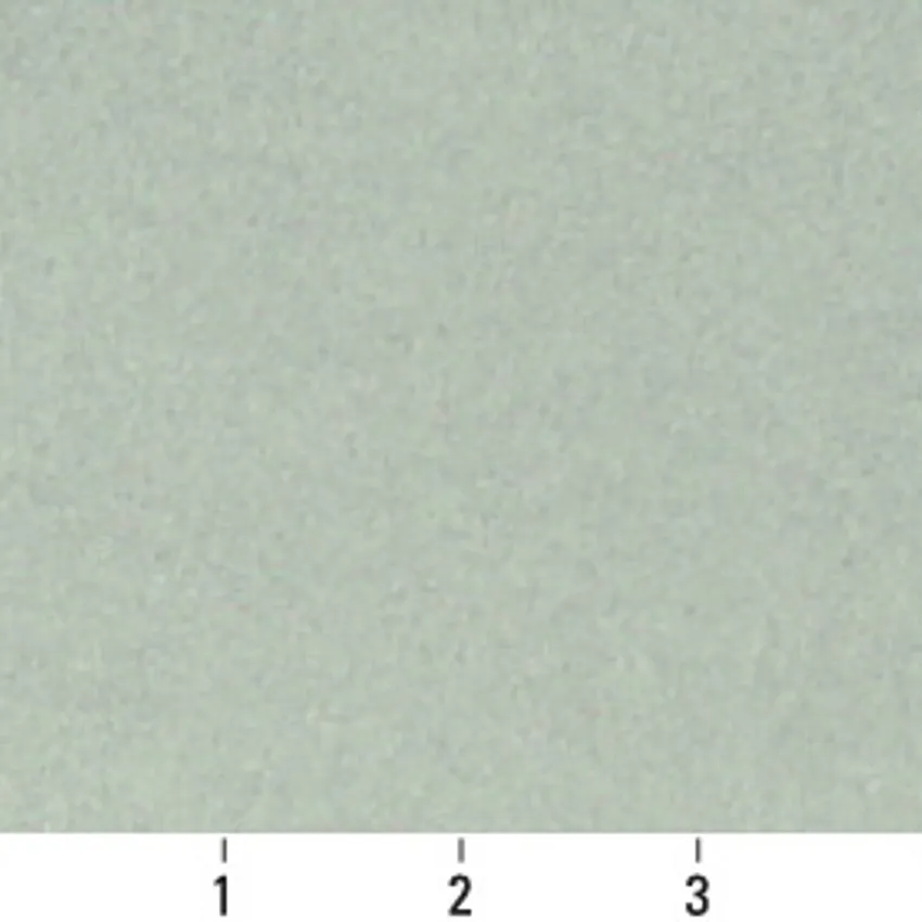 Celadon Light Green Plain Microfiber Upholstery Fabric by the Yard — Scale in inches