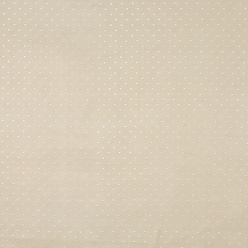 Oyster Dot White Small Scale Microfiber Upholstery Fabric by the Yard