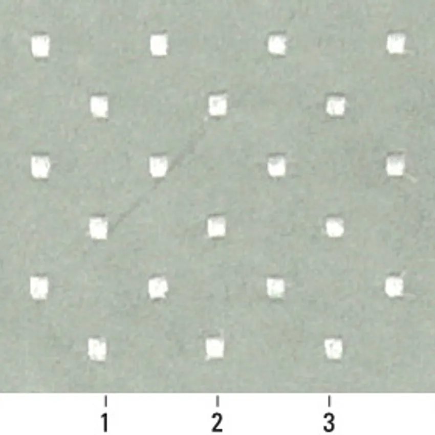 Celadon Dot Light Green Small Scale Microfiber Upholstery Fabric by the Yard — Scale in inches