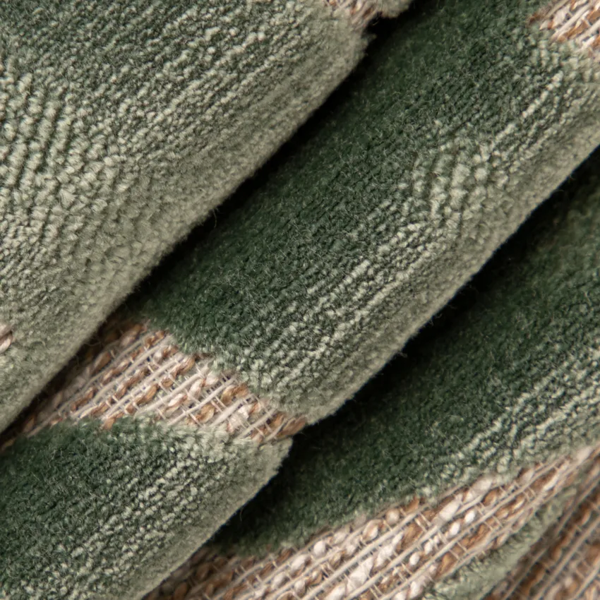 Alani Eucalyptus Green Abstract & Geometric Velvet Upholstery Fabric by the Yard — Upholstery Fabric