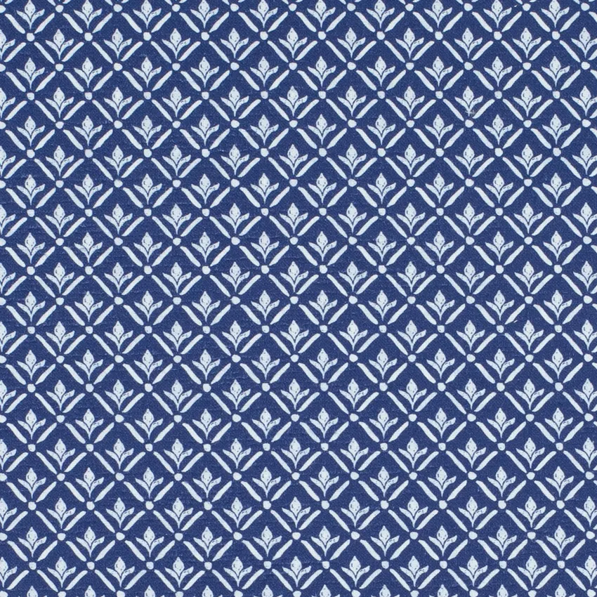 Alicia Sapphire Blue Diamonds Prints Drapery and Upholstery Fabric by the Yard