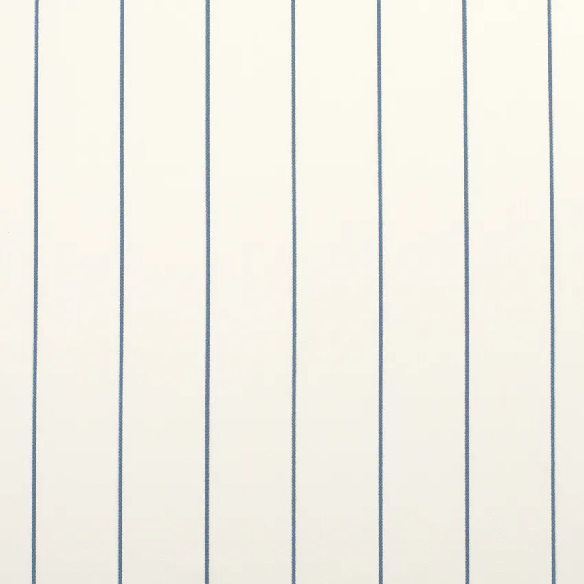 Amos French Blue Stripe Woven Patterns Drapery and Upholstery Fabric by the Yard