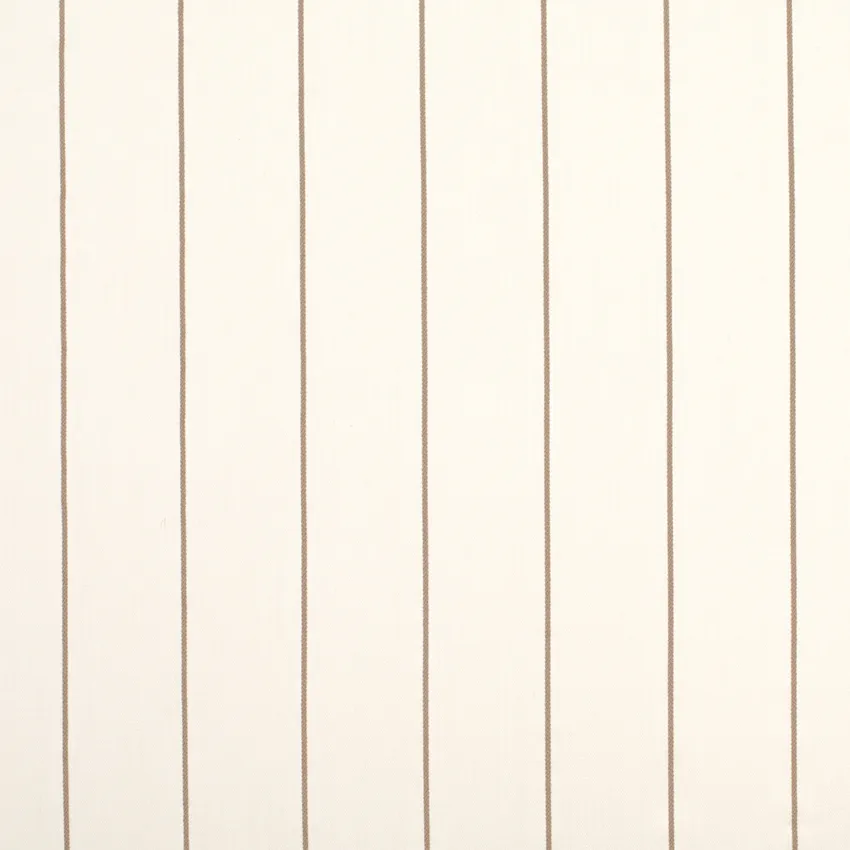 Amos Raw Umber Brown and Neutral Stripe Woven Patterns Drapery and Upholstery Fabric by the Yard