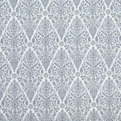 KP218 Anita French Blue Drapery and Upholstery Fabric by the yard