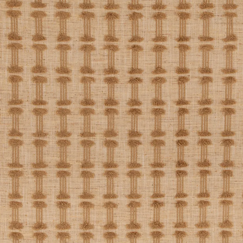 Apollo Topaz Gold & Yellow Abstract & Geometric Embroidery Drapery and Upholstery Fabric by the Yard