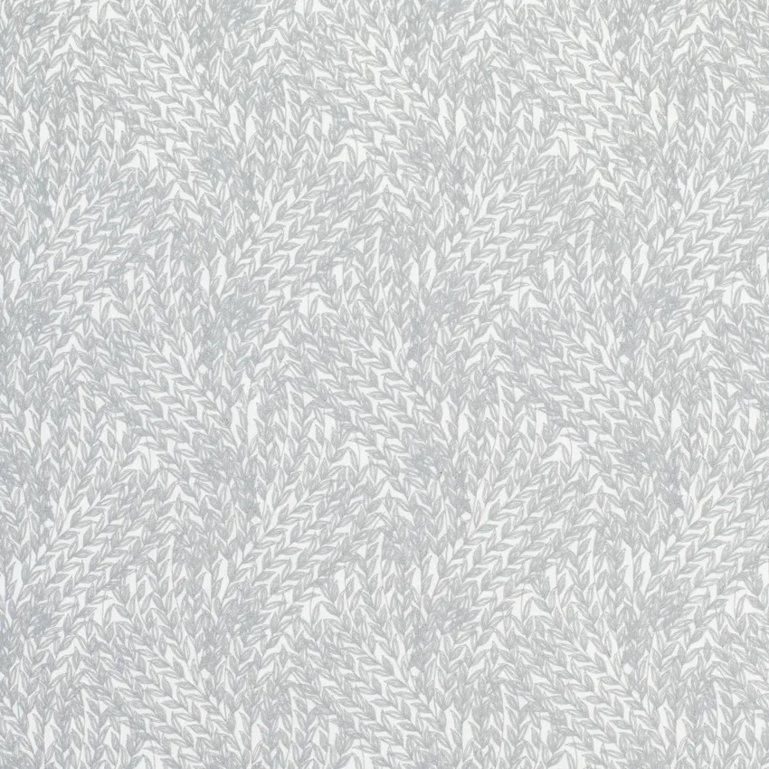 Aria Haze Grey & Silver Abstract & Geometric Embroidery Drapery Fabric by the Yard
