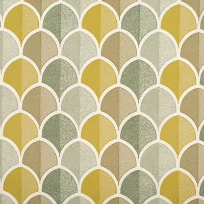 KP447 Ariel Chartreuse Drapery Fabric by the yard
