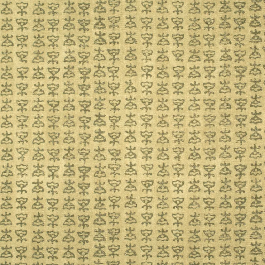 Arlo Basil Green Abstract & Geometric Linen & Linen Looks Drapery and Upholstery Fabric by the Yard